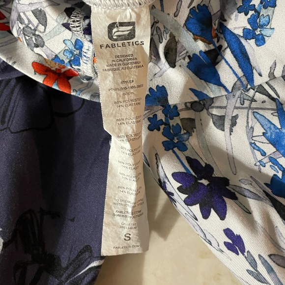 2pr FABLETICS Floral Print Leggings - Picture 3 of 5